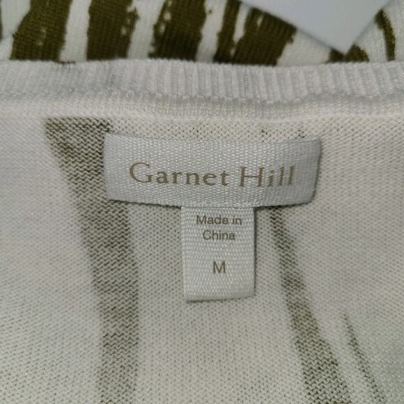 Garnet Hill‎ Oversized Silk Blend Women's Sweater Size Medium Preppy Relaxed - Picture 11 of 13